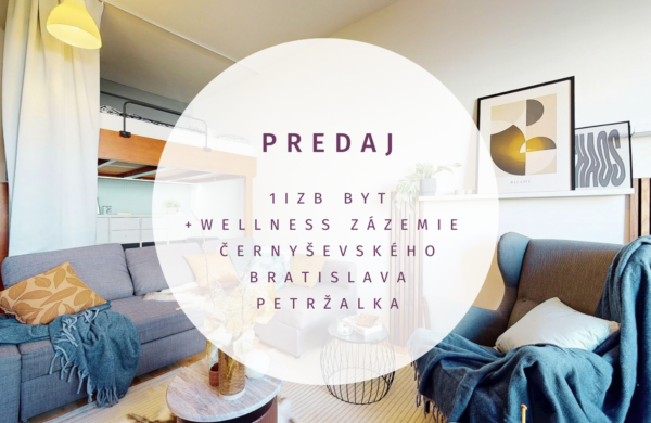 PREDAJ 1IZB byt Cernysevksseho Petrzalka.